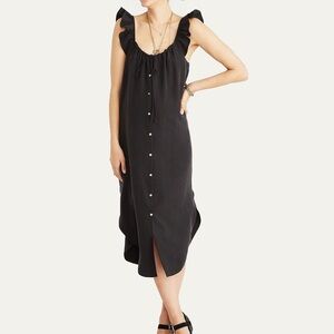 Hatch collection the Jenna dress, maternity button front with flutter sleeves